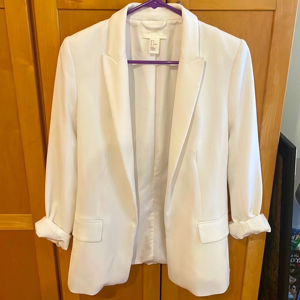 H&M White Blazer